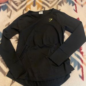 Gymshark long sleeve, mesh back, thumb holes